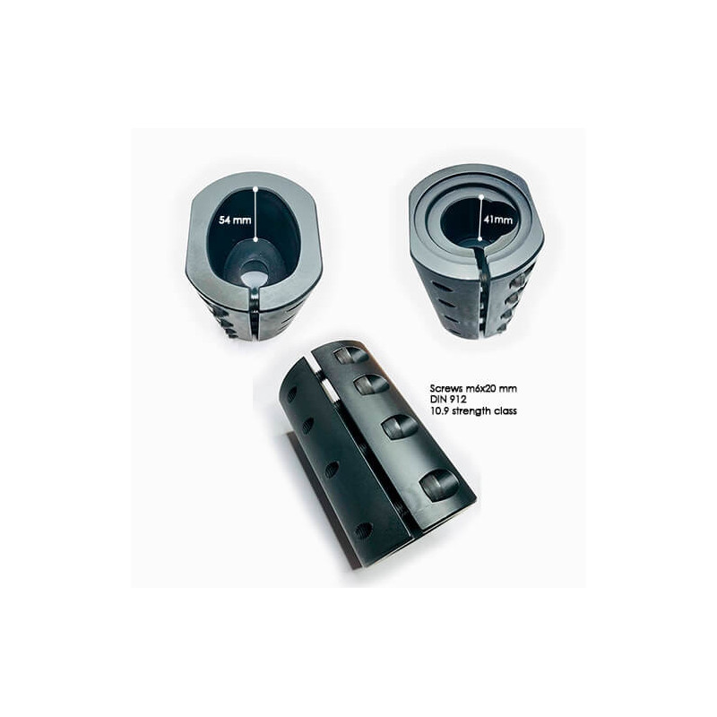 Steering pole clamp